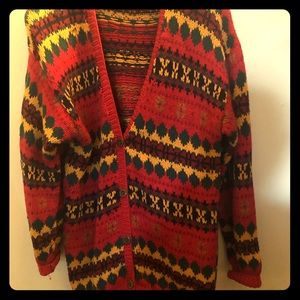 Vintage Hand Knit Jones Cardigan